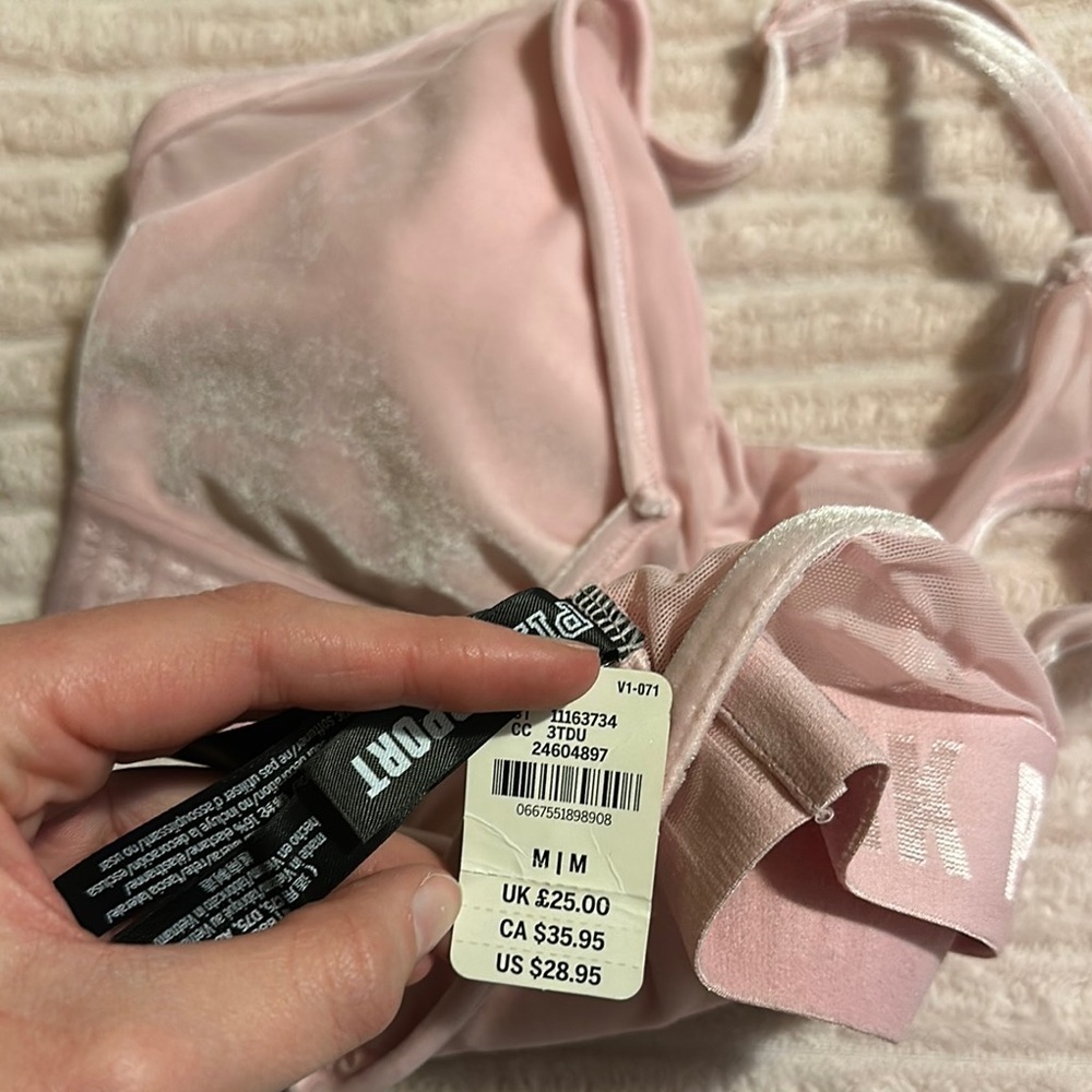 Pink Victoria's Secret Sports Bra - Picture 2 of 4